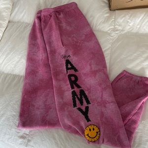Rank and Sugar hand done sweatpants